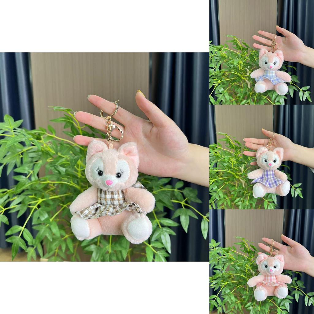 Adorable Plush Fox Keychain Pendant Soft Stuffed Animal Toy For Kids And Adults