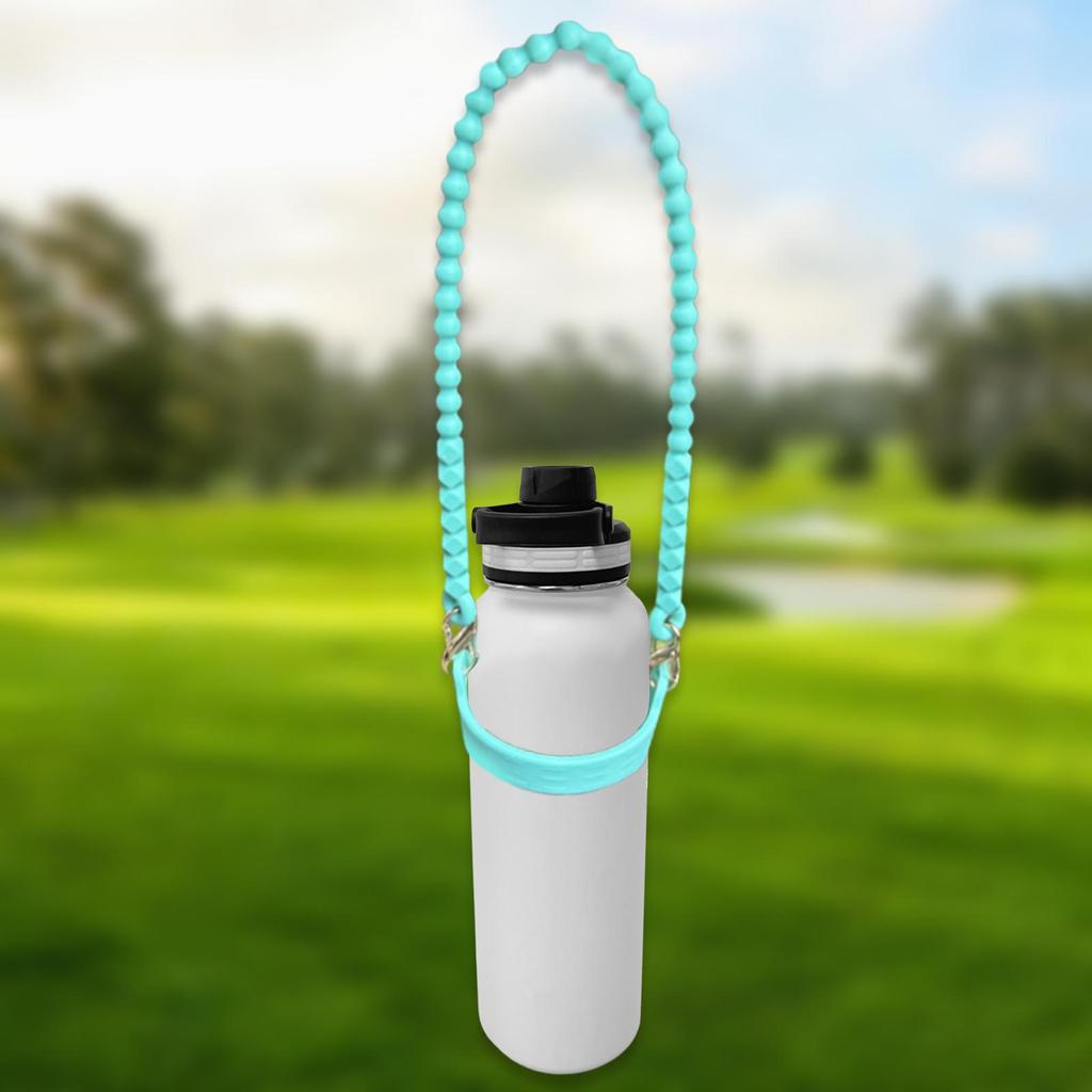 Water Bottle Handle Holder Fits Most 8-40oz Bottles Practical Silicone Elastic