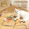 Retro Shaw Cat Toys Chew Rope, Catnip Ropes Toy For Indoor Cat, Cats String Safe Teeth Cleaning Toy