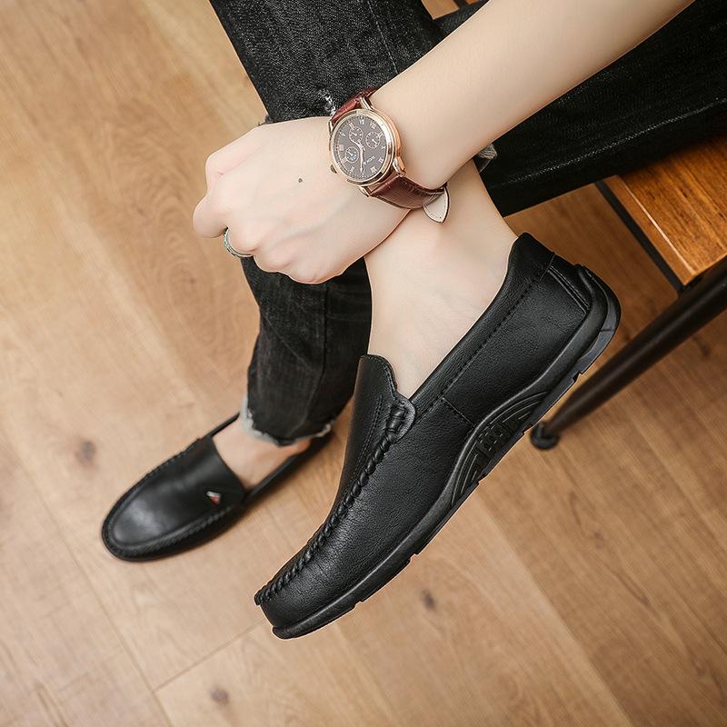 2025 Men's Loafers Trendy Men Casual Shoes Soft Comfortable Mens Driving Shoes Slip-on Male Leisure Shoes Flats Chaussure Hommes