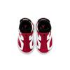 Air Jordan 6 Retro Little Flex TD Carmine Baby-Sneakers Weiß Schwarz CT4417-106