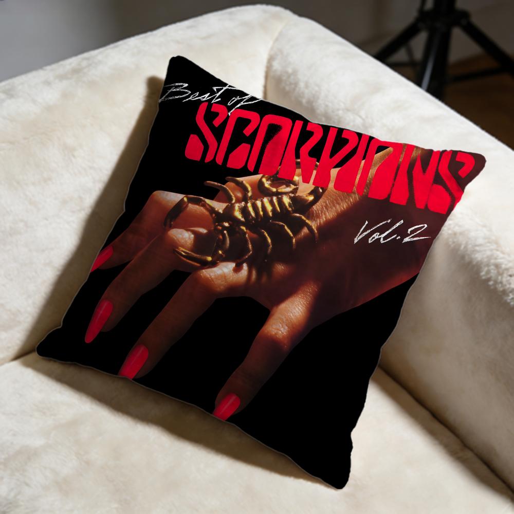 Trendy SScorpionsed Cushion Cover Soft Decorative Pillow Case Suitable for Bedroom Sofa Car Travel Use