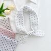 Japanese cotton and linen small square scarves are fresh and breathable, women's soft literary and decorative small silk scarves, summer scarves