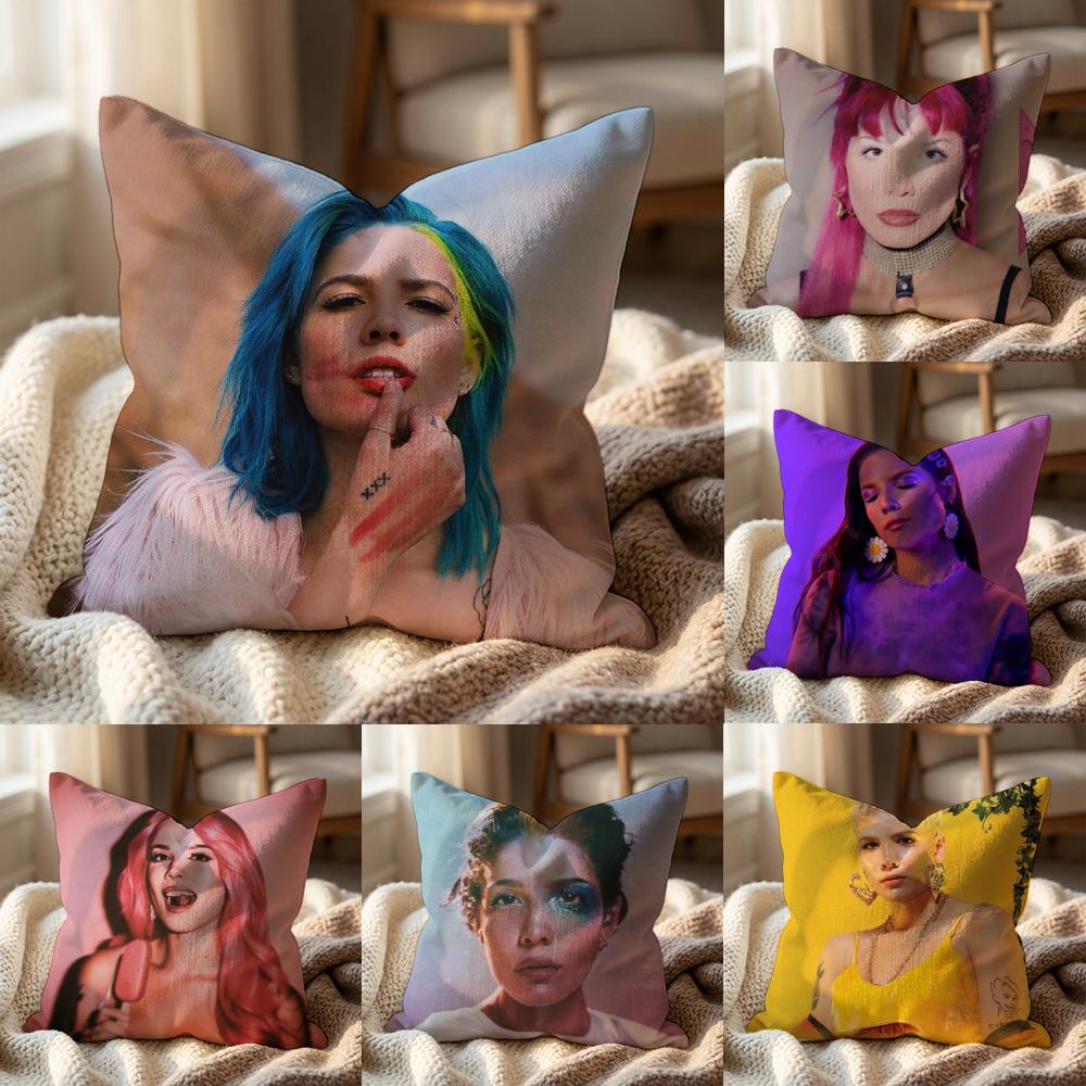 Singer H-Halsey Cushion Cover Multi-Scene Pillow Cover for Home & Car - Reversible, Soft & Durable for Daily Use