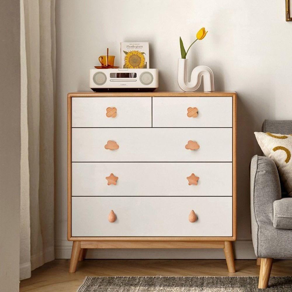 Nordische Holz-Türgriffe Sterne Schrankknauf Raumdeko Schrank-Schrankgriffe Haushalt