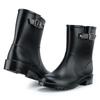 Medium Tube Locomotive Women's Rain Shoes Fashionable Waterproof and Non-slip Water Boots Adult Women's Rubber Shoes