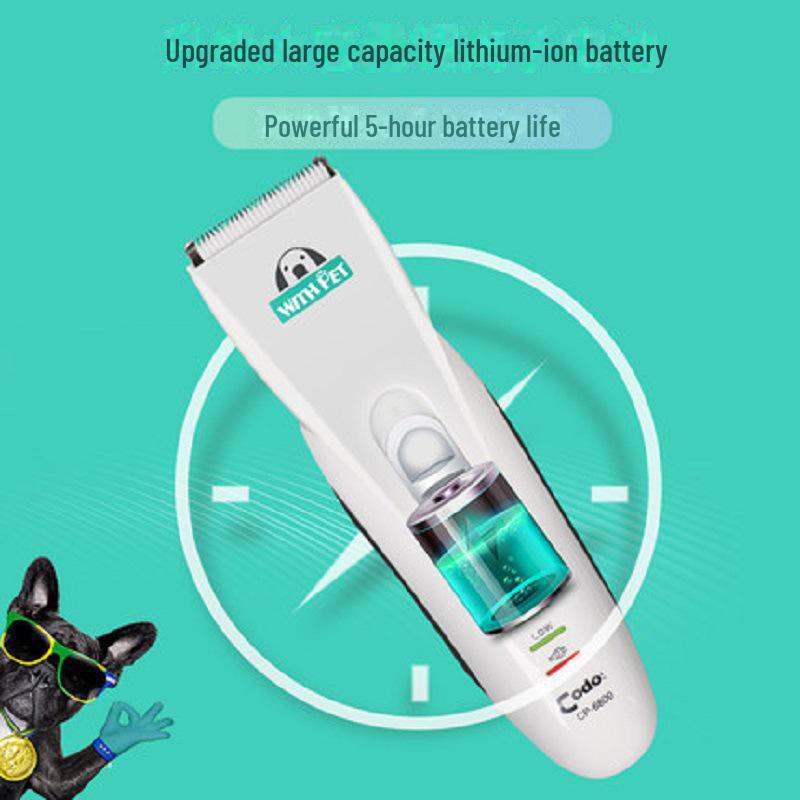 Cordes CP-6800 Rechargeable Pet Hair Clipper and Shaver with Wireless Charging