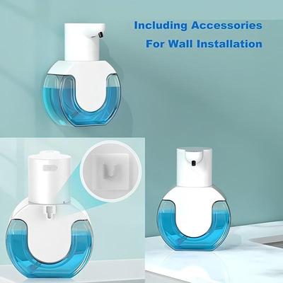 420ML Wandmontierter 4-Stufen Einstellbarer Berührungsloser Automatischer Sensor Seifenspender Intelligente Handdesinfektionsmittelpumpe Waschmaschine