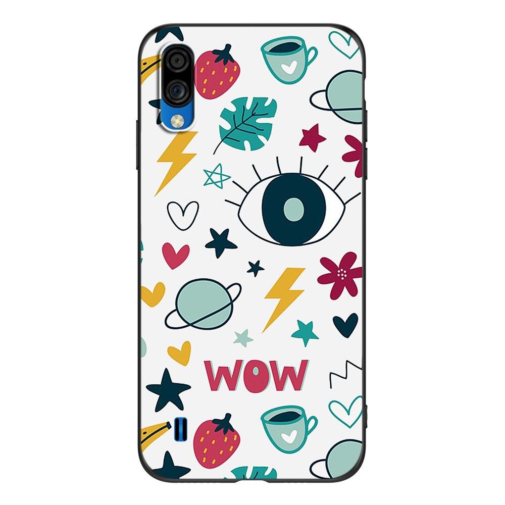 Hülle für ZTE Blade A5 2020 Hülle Handy-Rückseite Hülle Schwarze TPU-Hülle süß lustig
