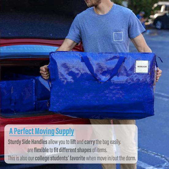 Moving Bag Heavy Duty Dustproof Extra Large Folding Duffle Bag Travel Clothes Storage Bag for Home