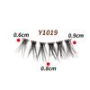 10 Pairs Transparent Band Half Eye Cat Eye False Eyelashes - 3D Layered, Natural, Thickening & Lengthening