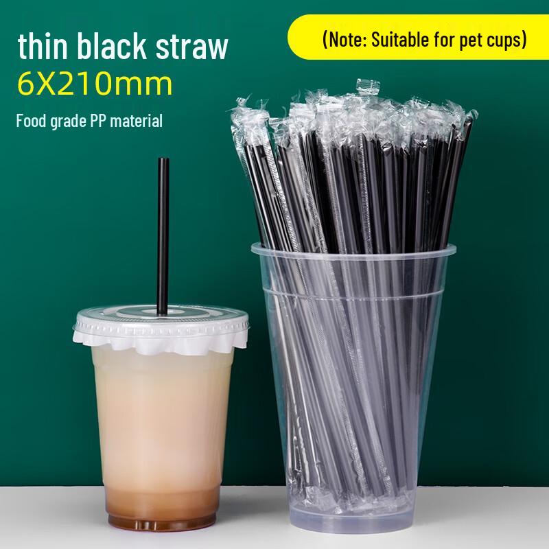 WS Individually Wrapped Disposable Drinking Straws