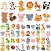 54pcs Kids Cartoon Temporary Tattoo Stickers Waterproof Cute Animal Fake Tatoo Body Art Disposable Semi-Permanent Fake Tattoo