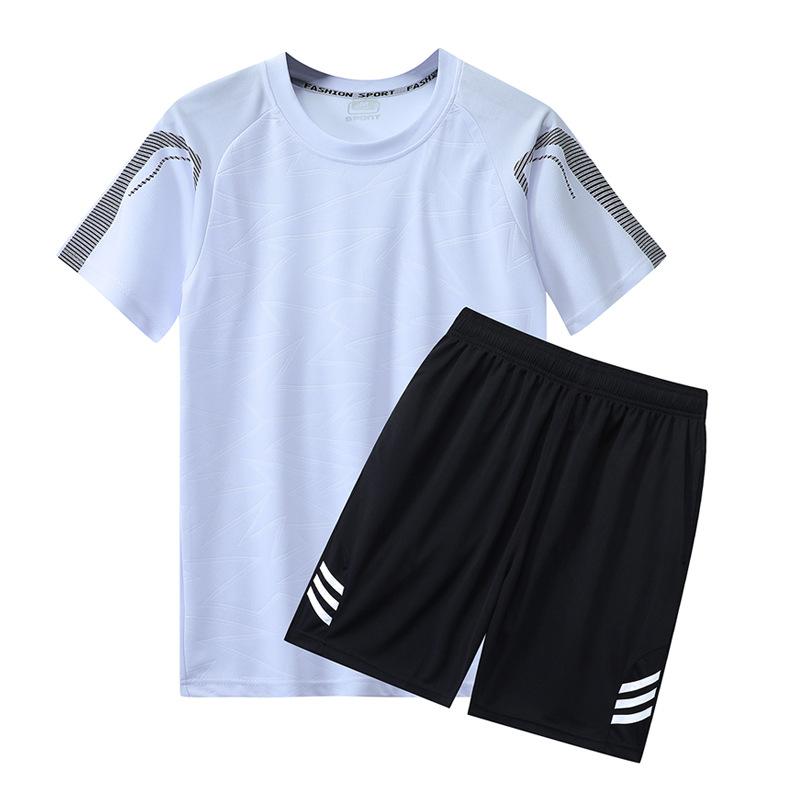 Ensemble Short et Haut sans Dos à Manches Courtes pour Homme
