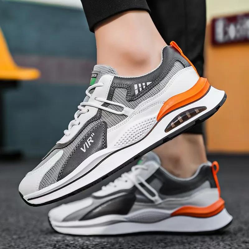 Mode Herren Sneaker Lässig Neu Sommer Leichtgewicht Weiche Sohle Mesh Atmungsaktiv Laufschuhe Bequem Stoßdämpfend Sportschuhe Mann