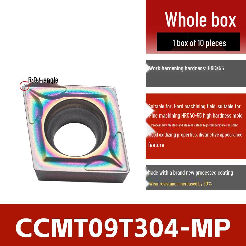 CNC Stainless Steel Lathe Inserts: Rhombic Boring CCMT DCMT TCMT for Outer Diameter & Inner Hole Turning