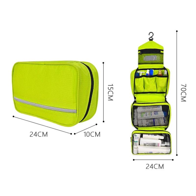 Borsa da toilette da uomo appesa, grande, impermeabile, per cosmetici, organizer da viaggio, per donna, per trucco, toilette, kit da bagno pieghevole