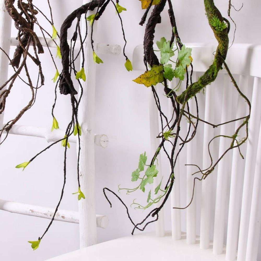 Wreath Shape Artificial Faux Plants Tree Wall Hanging Decorative Fake Branch  Wedding Decoration