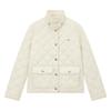 ELLE KIDS Girls' Diamond Quilted Stand Collar Cotton Jacket