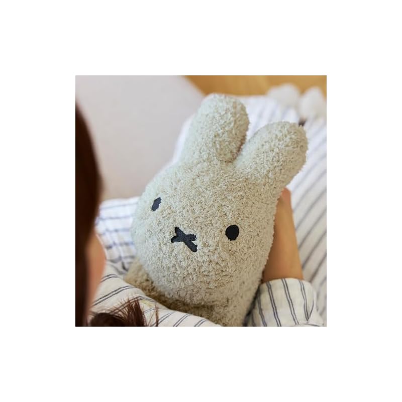 [Official] Ides Bruna Bonbon Fluffy Mini Rabbit, Gray | Soft Rabbit, Baby, Kids Gift, Washable, Interior