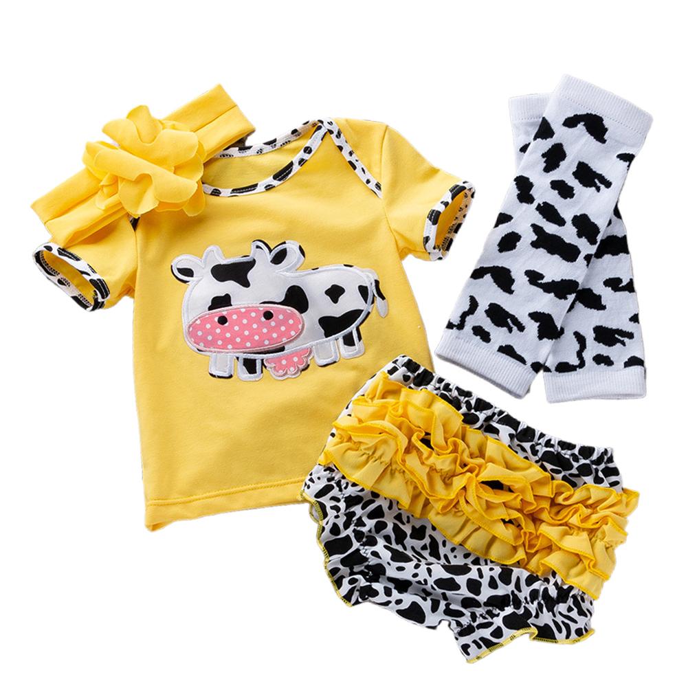 1 Set Reborn Baby Girl Dolls Clothes Girls Doll Outfits Dolls Matching Clothing