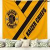 Kaizer Chiefs Wall Tapestry Aesthetic Wall Hanging Printed Fabric Blanket Decorative Tapestries for Bedroom Living Room Home Decor