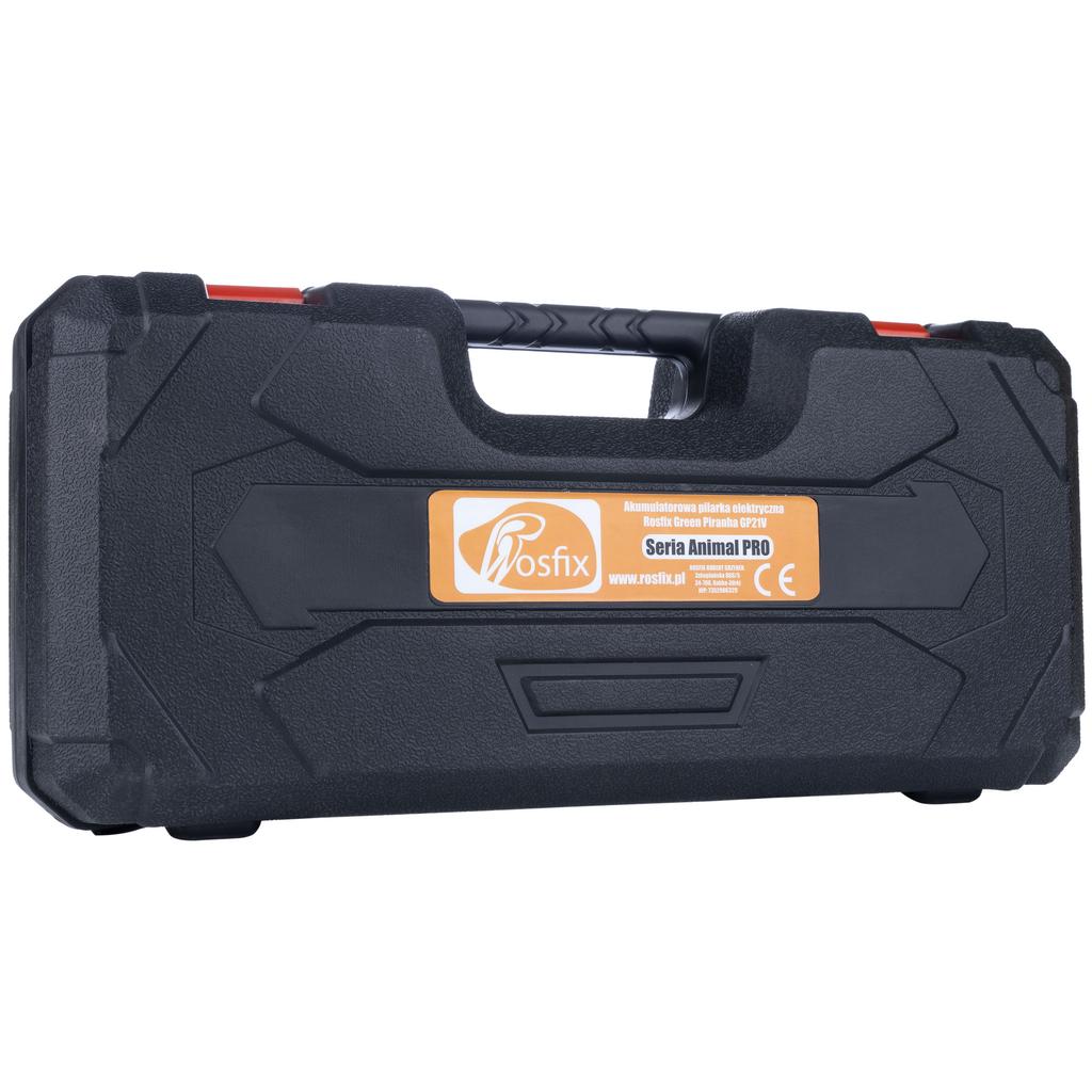 Rosfix Akumulatorowa Pilarka Elektryczna Green Piranha GP21V – Wysoka Jakość i Moc 1200 W | 2x Akumulator 21V Max Lithium Power | Walizka i Akcesoria