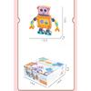 Early Childhood Education Wooden Three-Dimensional Variable Modeling Building Block Magnetic Assembly Robot Model Educational Toy