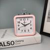 New candy color square alarm clock office and home simple round alarm clock student clock small alarm clock OS002