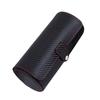 Travel Watch Case Roll Organizers Accessory For Men PU Leather Display Holder With 3 Slots Elegant Handwoven Pattern