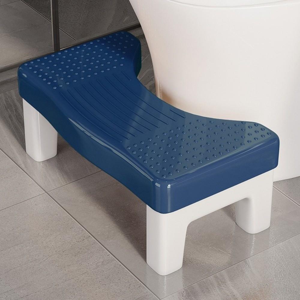 Sgabello Poggiapiedi Robusto per Bagno Sedia Poggiapiedi Antiscivolo Sgabello per WC Adulti