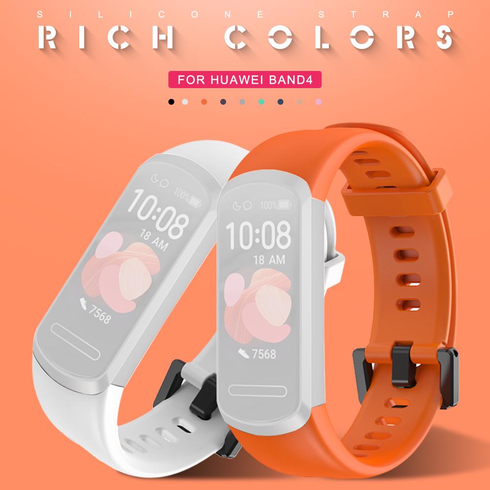 Měkký silikonový náhradní náramek na zápěstí pro Huawei Band 4