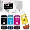 Uniplus Ink 104 ET-2821 ET-2812 ET-1810 ET-4800 Compatible Cartridge for Epson 104 Multipack Compatible Bottle for Eps[P377]