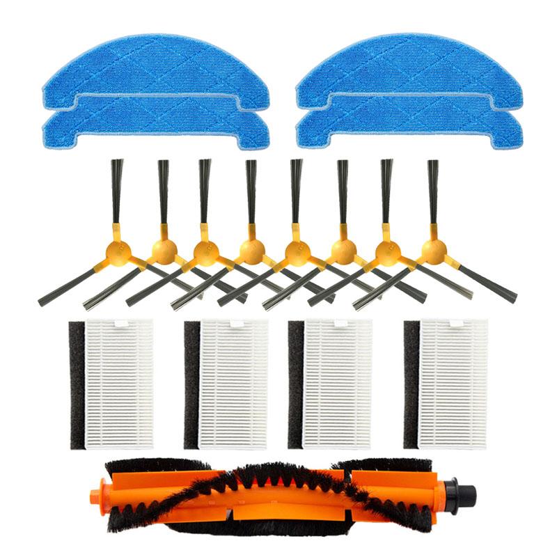 For ABIR K30 K20 X9 Liectroux LILIN X6 Robot Vacuum Cleaner Parts Main Roller Side Brush HEPA Filter Mop Cloth Rags Dust Bags