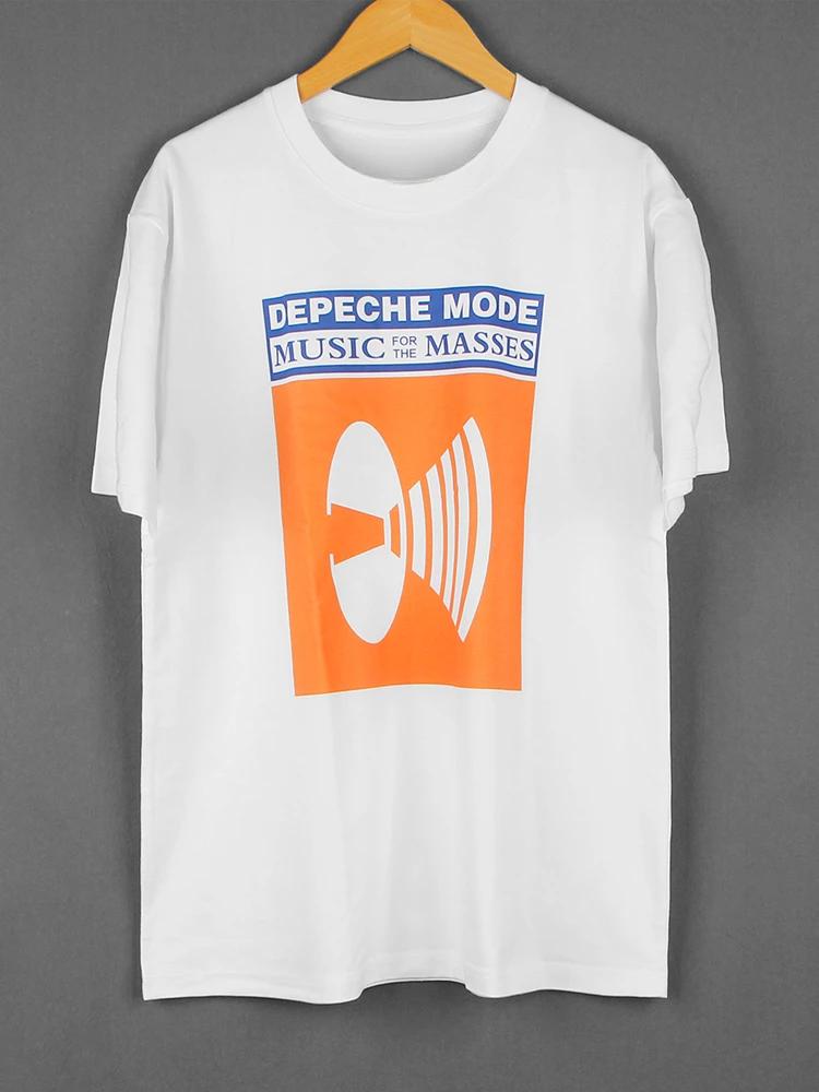 2025 Depeche Mode Rock Short Sleeve Rose Men's and Women's T-shirts Punk American Hip Hop Cotton Tshirts High Quality T-shirt