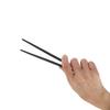 Idea Sekikawa Chopstick-like Tongs, 17.5cm, Black, 15g, Made In Tsubame-Sanjo, Japan