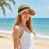 Sunscreen Straw Hats Woven Straw Sun Caps Korean Style Peaked Cap  Summer