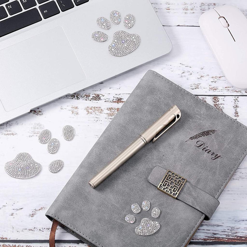 Shimmering Rhinestone Butterfly Car Sticker Sparkling Crystal Decal for Bumper Window Laptop& DIY Auto Accessories