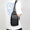Emperor Kangaroo Men's Chest Head Cover Leather Crossbody Bag Casual Shoulder Bag Men's Genuine Leather Chest Leather Bag Breathable
