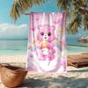 Ultra-Soft Beach Towel with Bear Theme,Ideal for Pool - Camping, Diving - Perfect Travel Essential, Vibrant Beach Towel.