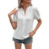 Women's Summer New Fashion Casual Splice Top Lace Shirt