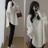 Europe, America, Autumn and Winter Sweater Women's Clothing Autumn and Winter Lazy Style High-end Sense Inner Expansion Loose Knitted Bottoming Shirt