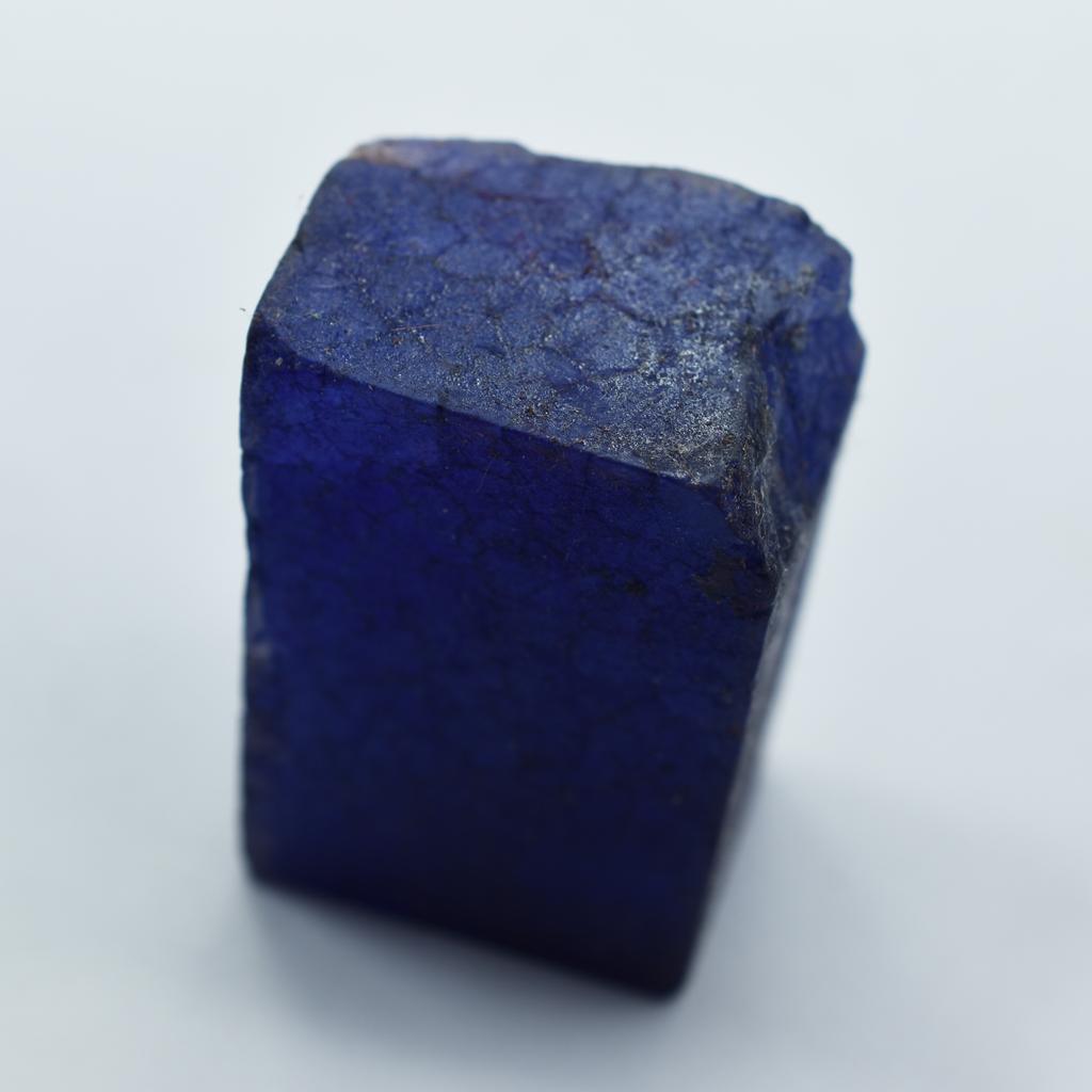 Raw Natural Blue Sapphire Stone 320.23 Uncut CERTIFIED Raw Rough Huge Size S323