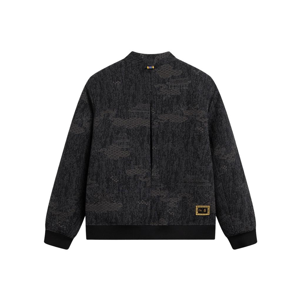 Li Ning Sport Trend Serie Lockerer Chinesischer Kragen Muster Logo Jacke Herren Jacke AJMV203-3