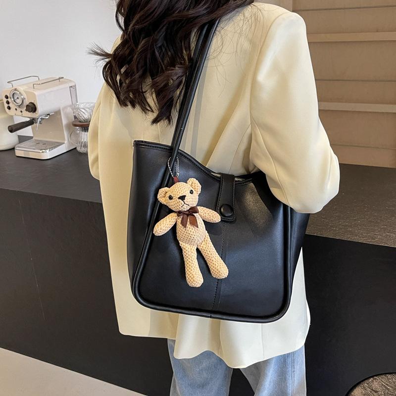 Premium Texture Versatile Commuter Bag Women's 2025 Spring New Large-capacity Simple Casual Shoulder Tote Bag Women