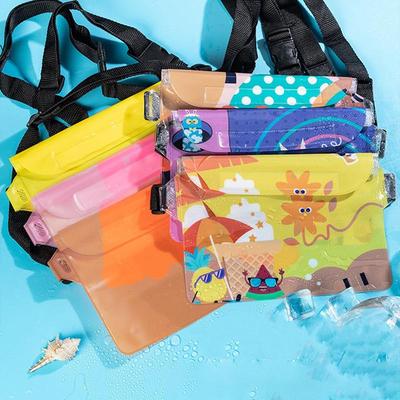Waterproof Swimming Bag Ski Drift Diving Shoulder Waist Pack Bag Underwater Mobile Phone Bags Case Cover For Beach Boat Sports