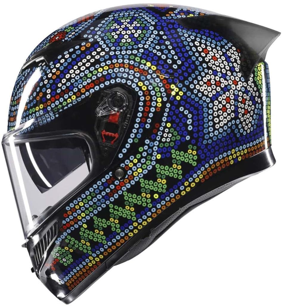 AGV Motorcycle Helmet Full Face K3 ROSSI WINTER TEST 2018 Winter Test XL Size (Rossi 2018) (61-62cm) 18381007001-XL
