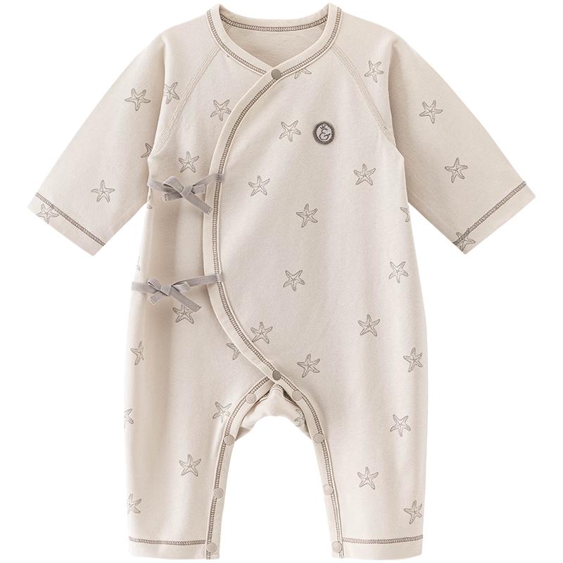 Guaiqixiong Newborn Cotton Long Sleeve Romper 59