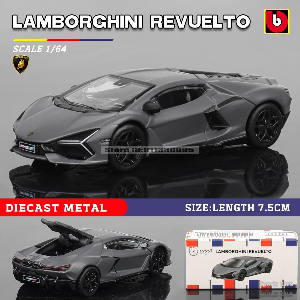 Burago 1:64 golf Porsche 911 Shelby Raventon Mustang Lamborghini Serie da Collezione Modello in Metallo Pressofuso Giocattolo Regalo per Bambini