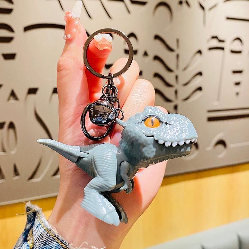 Tyrannosaurus Rex Plush Keychain: Fun Biting Hand Toy & Backpack Pendant for Kids